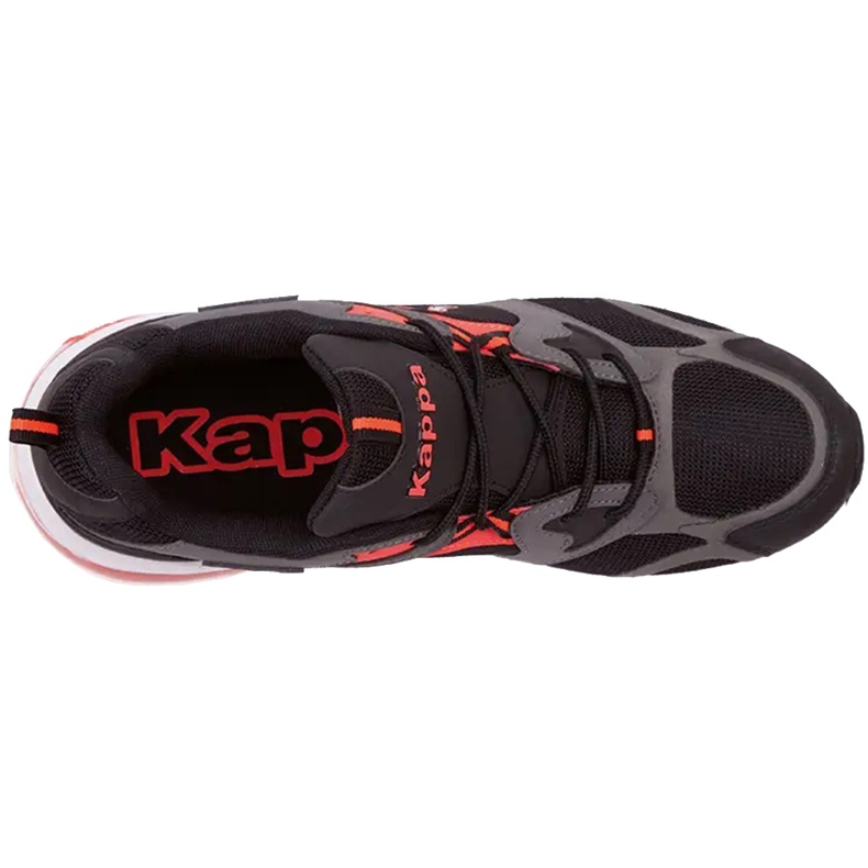 Kappa Yero chaussures noir-gris-corail 243003 1129 le noir rouge 1 Kappa Yero chaussures noir-gris-corail 243003 1129 le noir rouge 1
