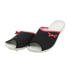 Befado chaussures pour femmes pu 254D109 Viki le noir rouge 3 Befado chaussures pour femmes pu 254D109 Viki le noir rouge 3