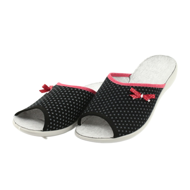Befado chaussures pour femmes pu 254D109 Viki le noir rouge 3 Befado chaussures pour femmes pu 254D109 Viki le noir rouge 3