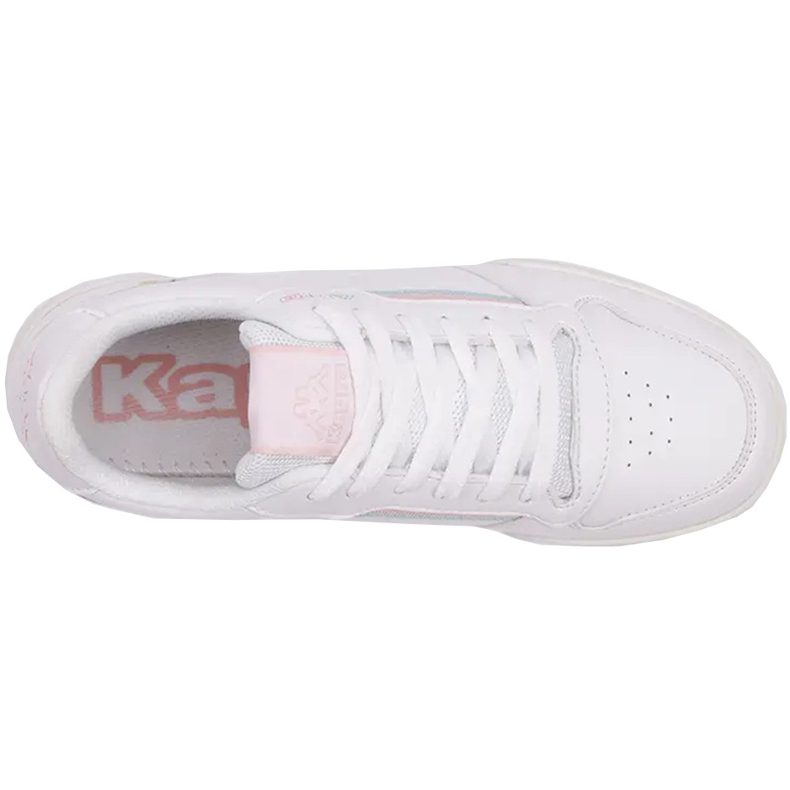 Chaussures Kappa Marabu blanc et rose 242765 1021 blanche 1