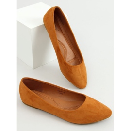 Camel CC212P Ballerines en daim lisse camel brun 3