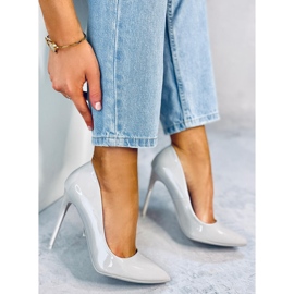 Gris Escarpins gris femme NF-50P Gris 1