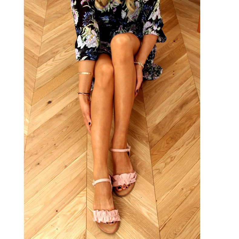 Sandales roses pour femmes WL1635 Nude 1