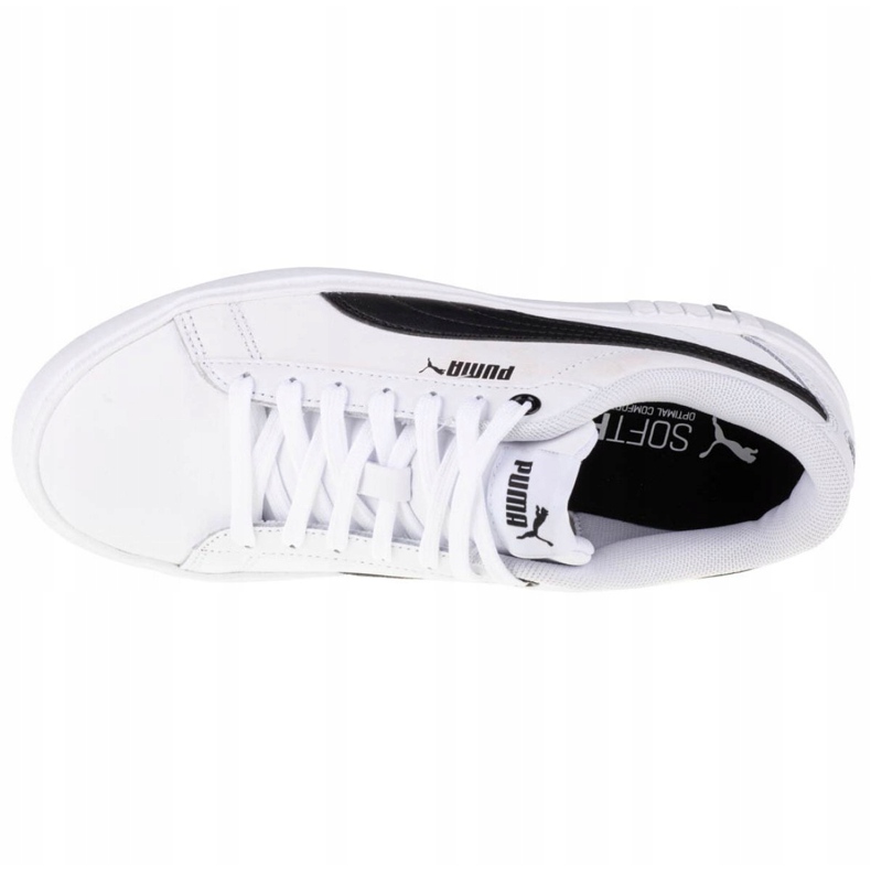 Puma Smash Platform V2 L chaussures de sport 373035 02 blanc blanche 2 Puma Smash Platform V2 L chaussures de sport 373035 02 blanc blanche 2