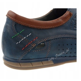 Olivier Chaussures ajourées homme 563 bleu marine 2