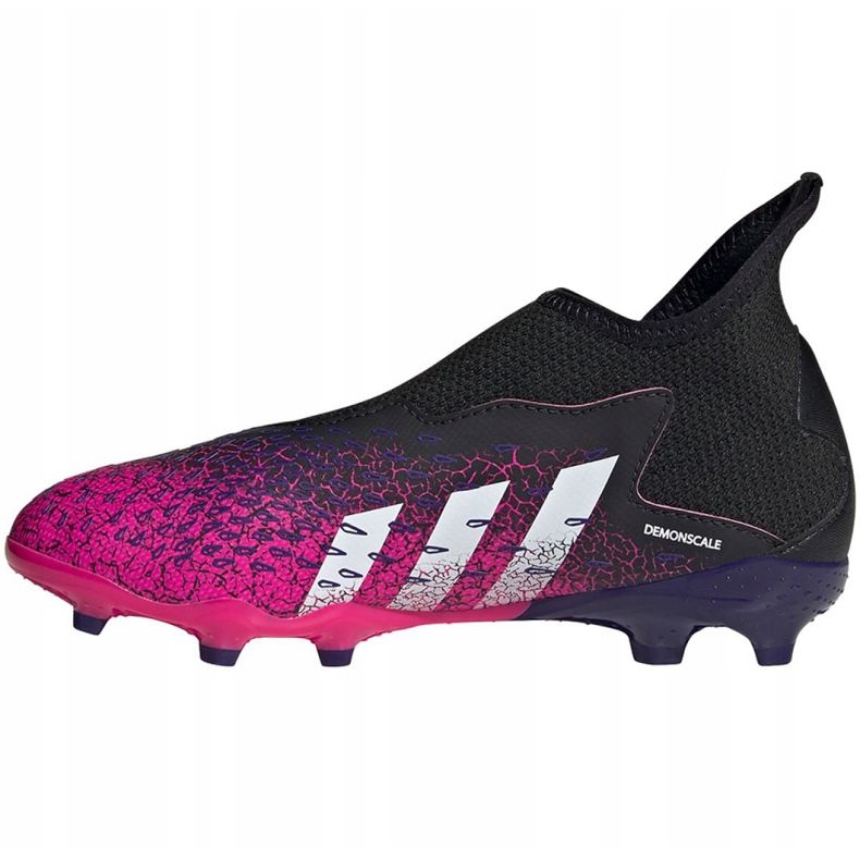 Chaussures de foot Adidas Predator Freak.3 Ll Fg Jr FW7529 multicolore rose 1