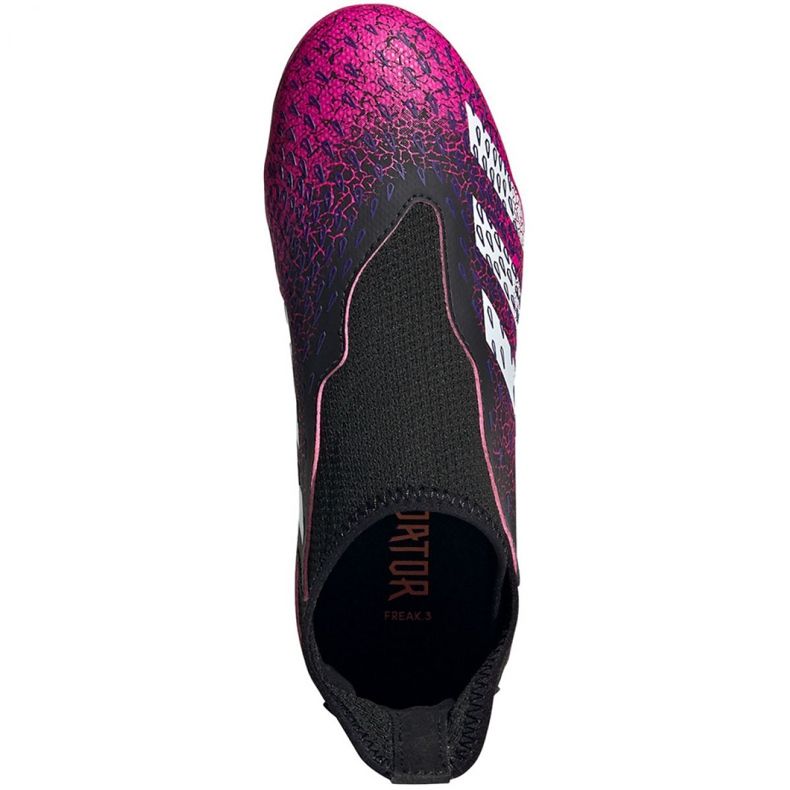 Chaussures de foot Adidas Predator Freak.3 Ll Fg Jr FW7529 multicolore rose 2