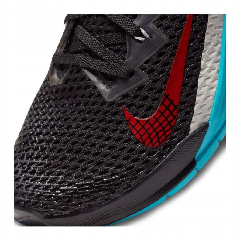 Chaussure d'entraînement Nike Metcon 6 M CK9388-070 blanche le noir bleu 2