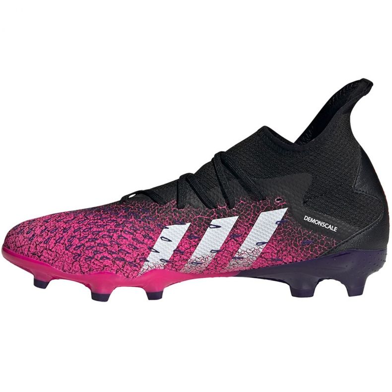 Chaussures de foot Adidas Predator Freak.3 Fg M FW7514 noir, noir, rose rose 2