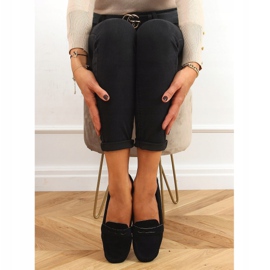 Noir Mocassins femme S-980 Noir 1