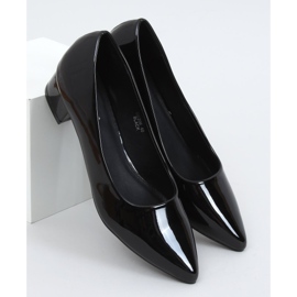 Noir Escarpins talons bas noir CC206P Noir le noir 1