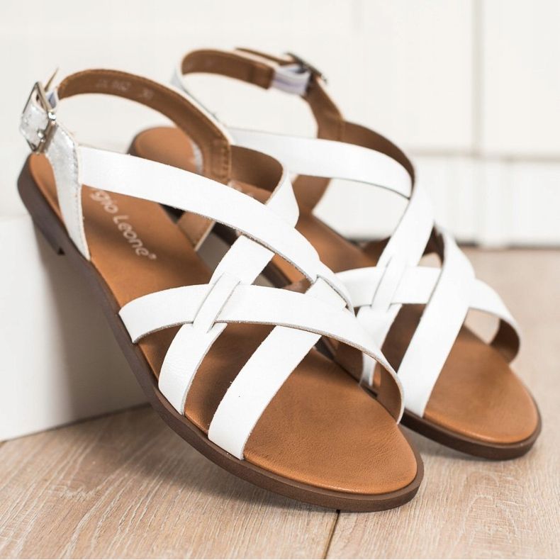 Sandales décontractées Sergio Leone blanche 2