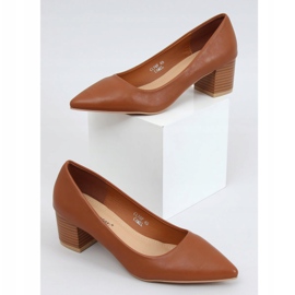 Escarpins à talons camel CL76P Camel brun 1