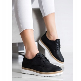 SHELOVET Chaussures noires décontractées 1