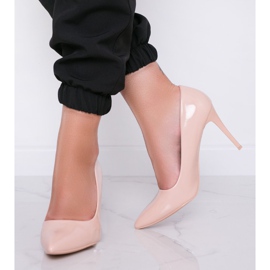 Escarpins Tisha laqué beige 1