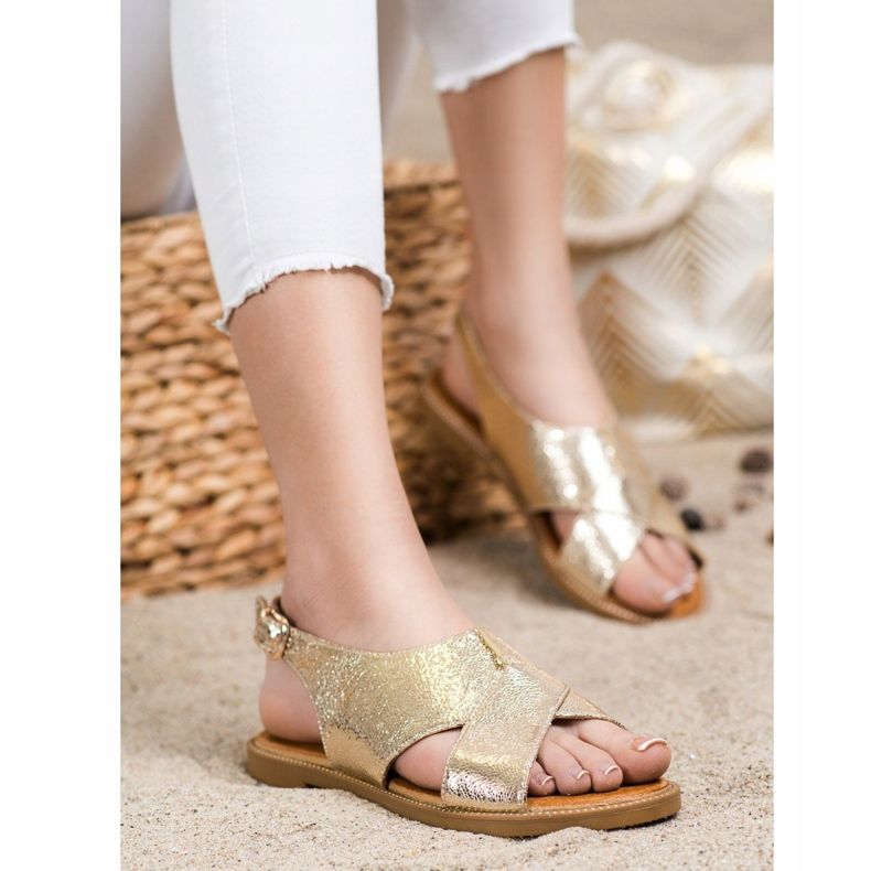 Filippo Sandales dorées classiques 2