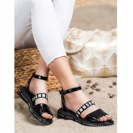 Filippo Sandales de mode noires 1