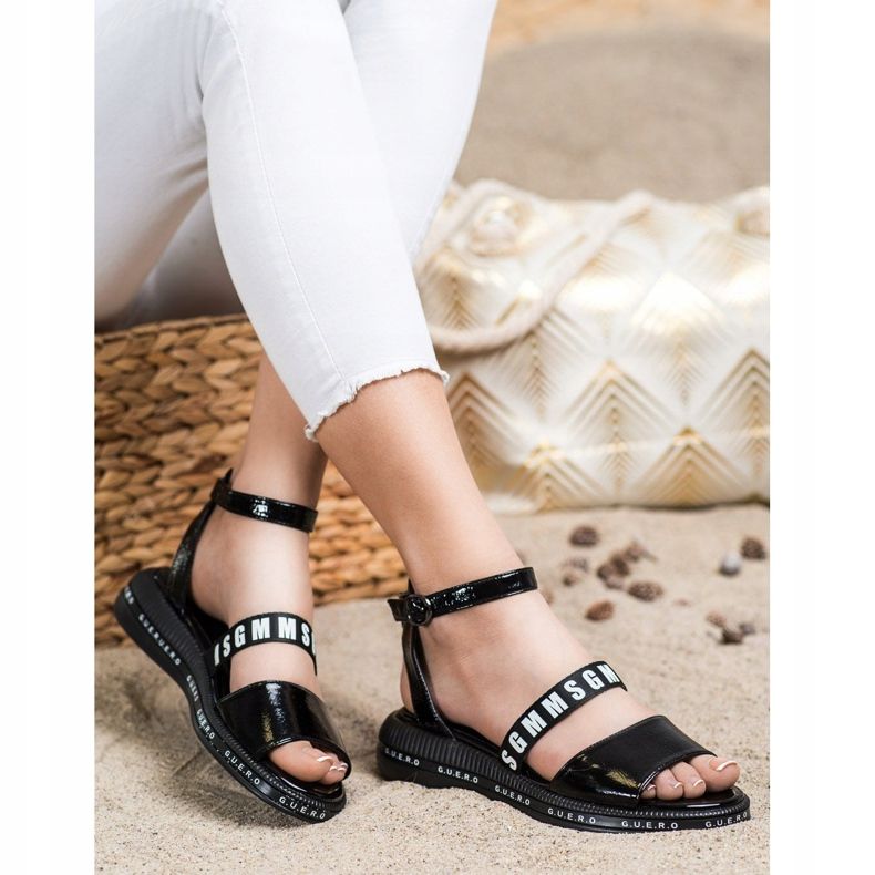 Filippo Sandales de mode noires 1