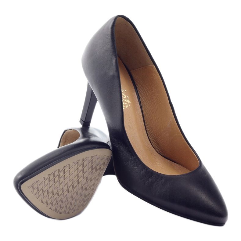 Espinto Escarpins sur une broche noire le noir 3