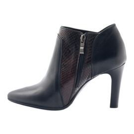 Bottines Espinto 107/30 noires pour femme le noir multicolore 2