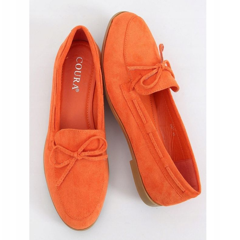 Mocassins classiques pour femmes Orange 3394 Orange 1