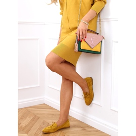 Mocassins femme classique moutarde 3394 Jaune 2