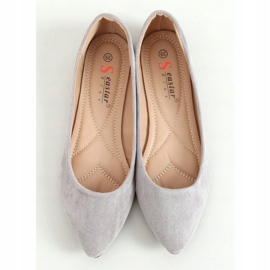 Seastar Ballerines à bouts en amande Gris CD52P Gris 3