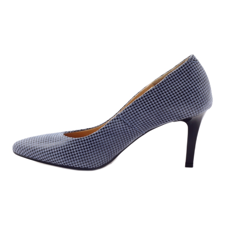 Espinto 542 à carreaux pour femme le noir bleu gris 2