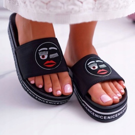 Chaussons Femme On The Platform S.Barski 802-10 Noir 2