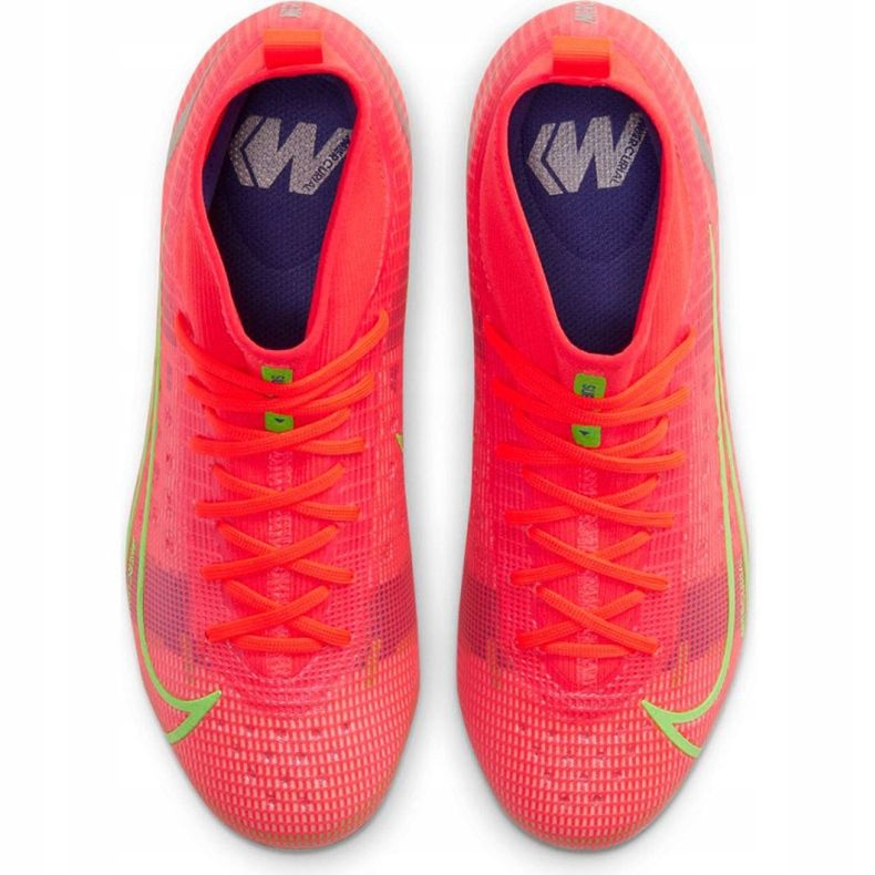 Nike Mercurial Superfly 8 Pro Fg Jr CV0804 600 chaussures de football orange orange 1