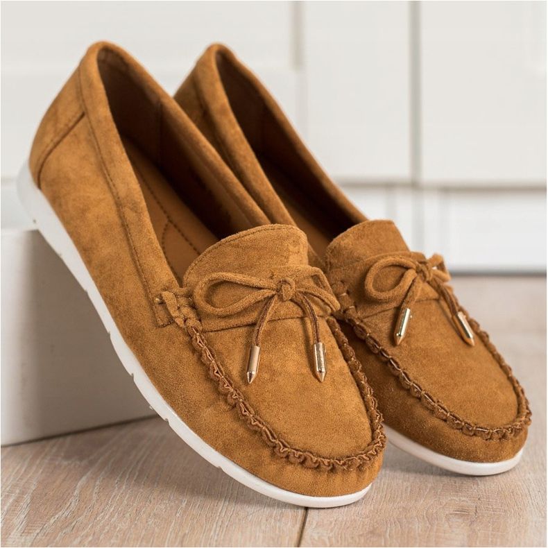 Renda Mocassins camel brun 1