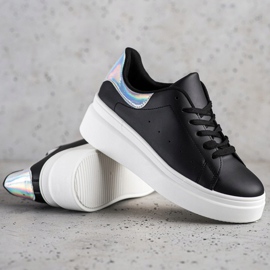 SHELOVET Baskets confortables noir 1