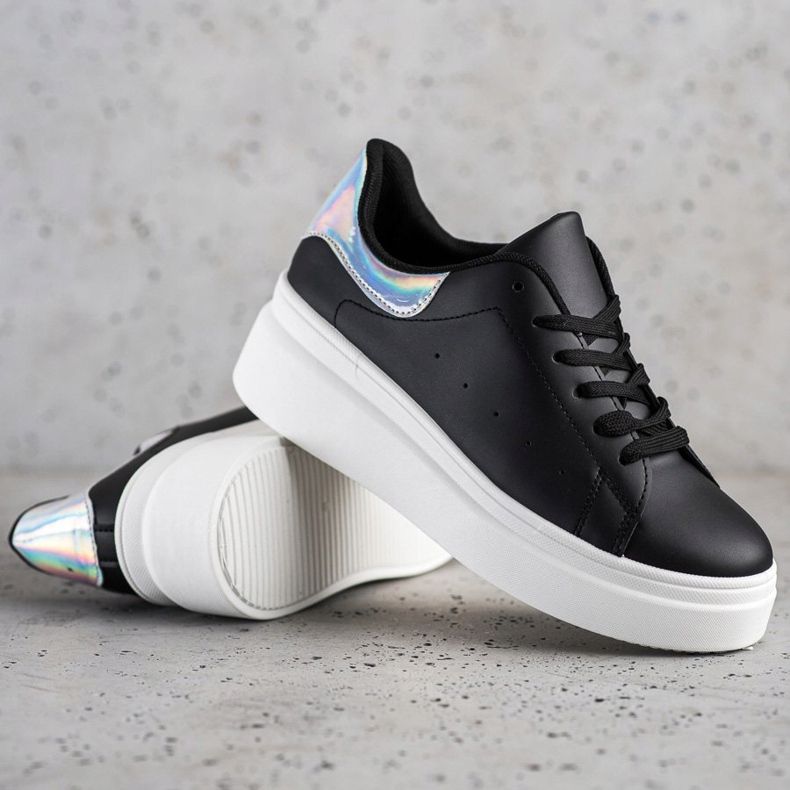 SHELOVET Baskets confortables le noir 1