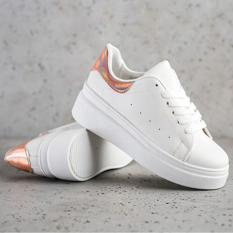 SHELOVET Baskets confortables blanche 1 SHELOVET Baskets confortables blanche 1