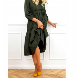 Escarpins sur le poteau miel 3005 Jaune 2