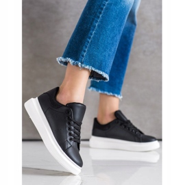 SHELOVET Baskets classiques le noir 3