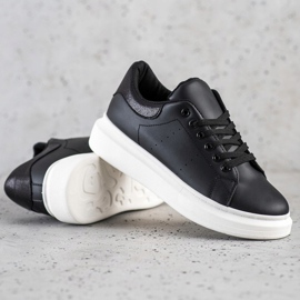 SHELOVET Baskets classiques le noir 1