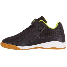 Kappa Furbo K chaussures pour enfants noir et jaune 260776K 1140 le noir 1