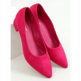 Escarpins à talon bas fuchsia CC205P Fuchsia rose 3