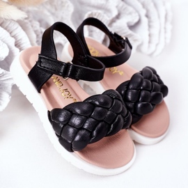 Sandales Enfant Avec Tressé Adella Noir le noir 2