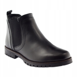 Caprice bottines bottes d'hiver pour femmes 25468 noir 1