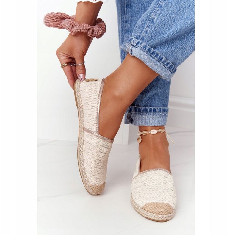 Espadrilles Sur Semelle De Paille Lu Boo Ecru beige 1