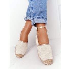 Espadrilles Sur Semelle De Paille Lu Boo Ecru beige 2