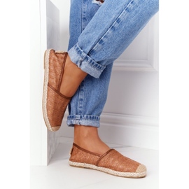 Espadrilles Sur Paille Lu Boo Semelle Marron brun 1 Espadrilles Sur Paille Lu Boo Semelle Marron brun 1