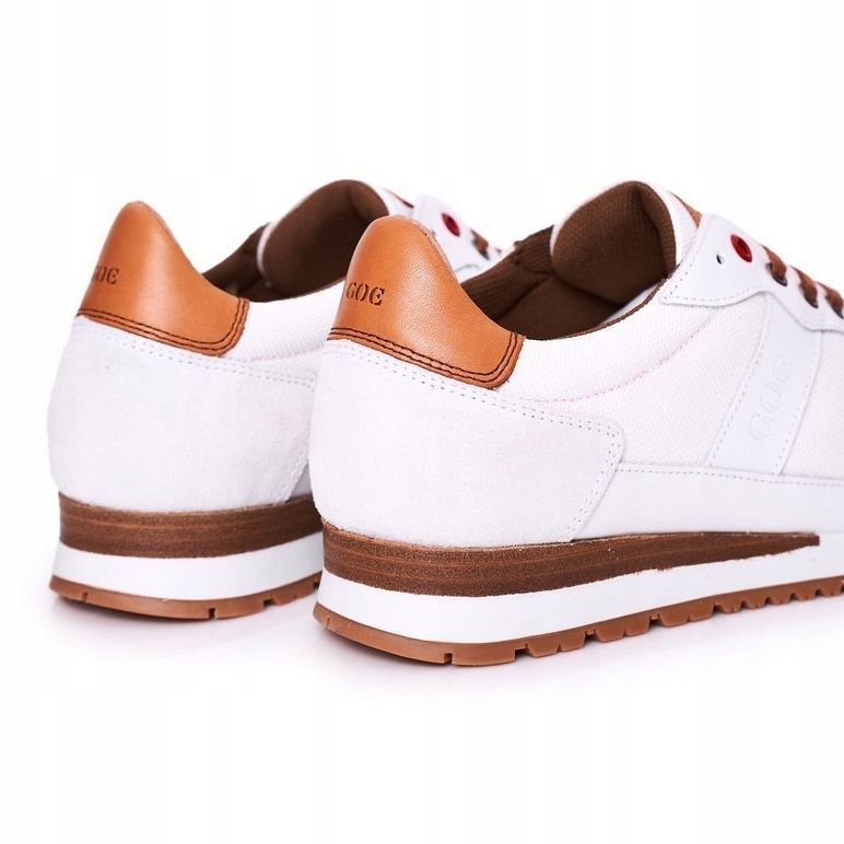 Chaussures de sport pour hommes GOE HH1N4054 Baskets blanches 1