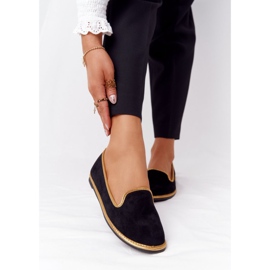 Mocassins Femme En Daim Lu Boo Noir le noir 2