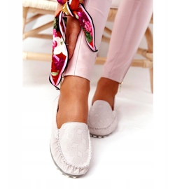 Mocassins écologiques en cuir Rio Flore gris 1