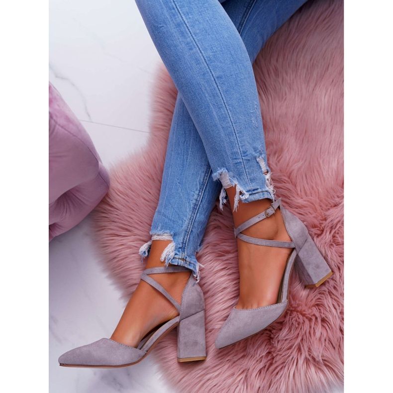 PS1 Escarpins à Talons Pour Femmes En Spitz Grey Cosmo gris 4 PS1 Escarpins à Talons Pour Femmes En Spitz Grey Cosmo gris 4