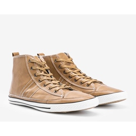 Baskets homme beige Colten 1