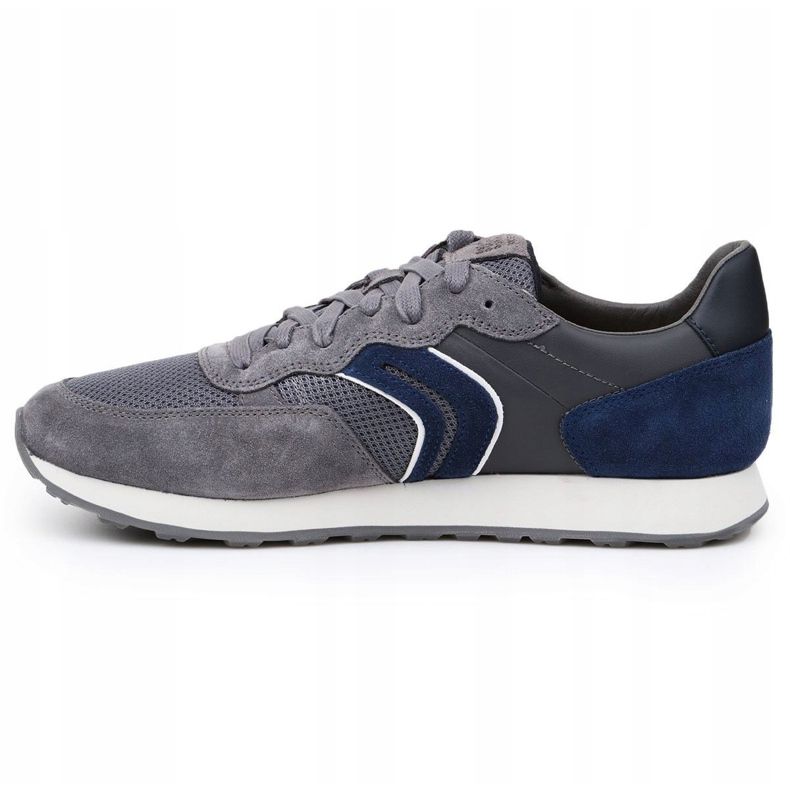 Chaussures Geox U Vincit BM U845VB-02214-C1F4R bleu marin gris 2